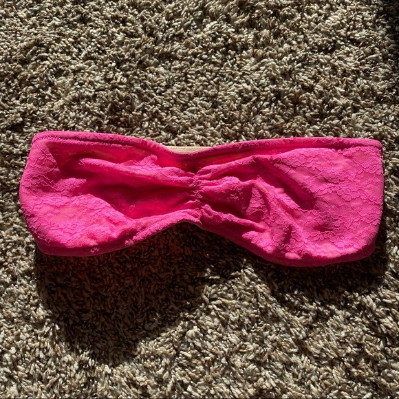 PINK Victoria’s Secret Lace Bandeau Medium - Picture 1 of 5